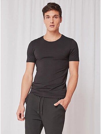 Camiseta termal de hombre de manga corta en tejido de modal