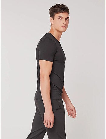 Camiseta termal de hombre de manga corta en tejido de modal
