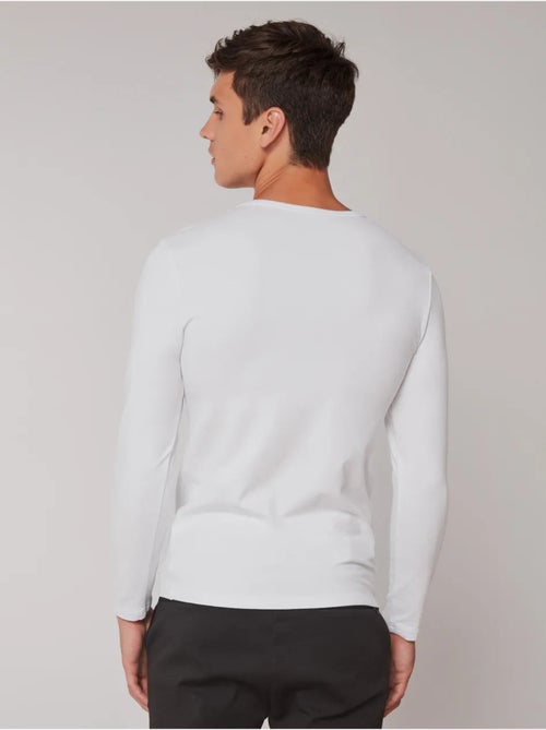 Camiseta termal de hombre de manga larga en tejido de modal - Kiabi Camiseta termal de hombre de manga larga en tejido de modal - Kiabi