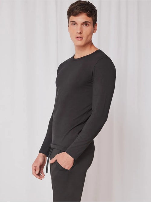 Camiseta termal de hombre de manga larga en tejido de modal - Kiabi Camiseta termal de hombre de manga larga en tejido de modal - Kiabi