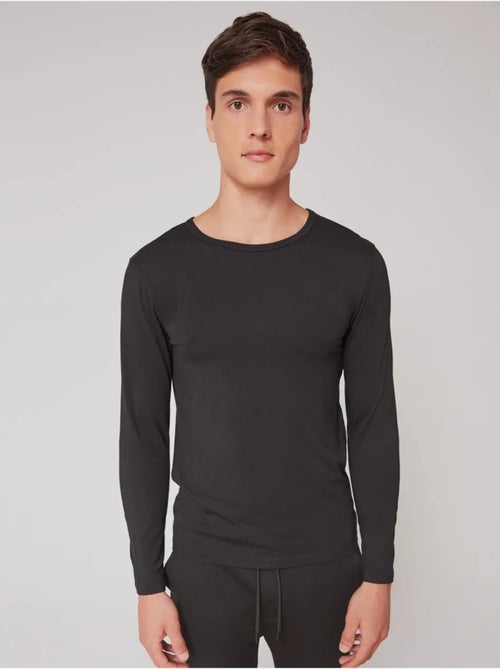 Camiseta termal de hombre de manga larga en tejido de modal - Kiabi Camiseta termal de hombre de manga larga en tejido de modal - Kiabi