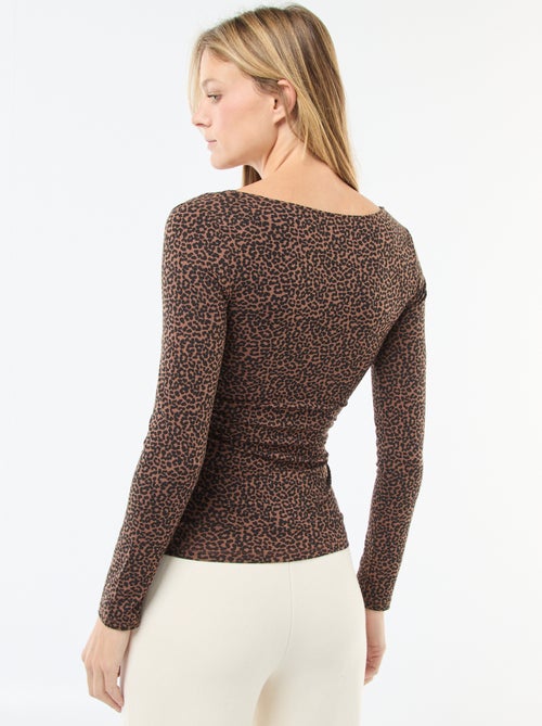 Camiseta térmica de manga larga efecto segunda piel - Kiabi