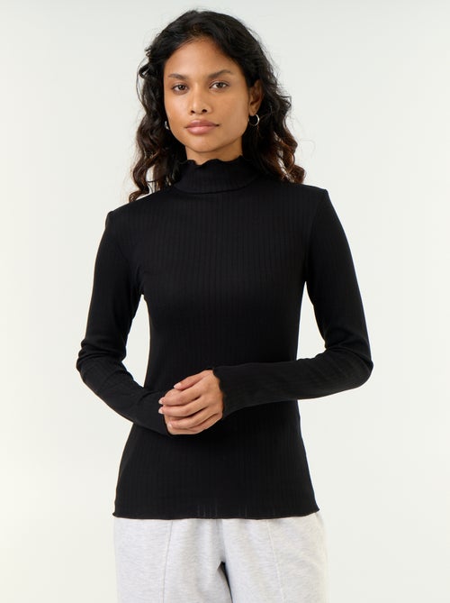 Camiseta térmica de punto calado - Kiabi Camiseta térmica de punto calado - Kiabi