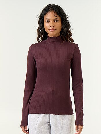Camiseta térmica de punto calado