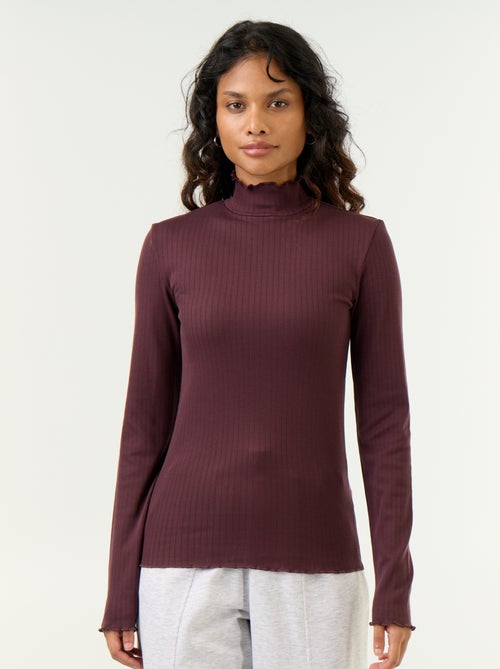 Camiseta térmica de punto calado - Kiabi