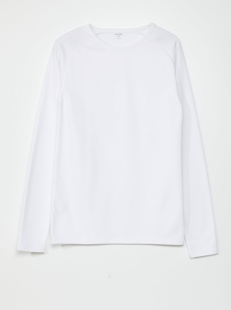 Camiseta termorreguladora - Siempre más calidez blanco - Kiabi
