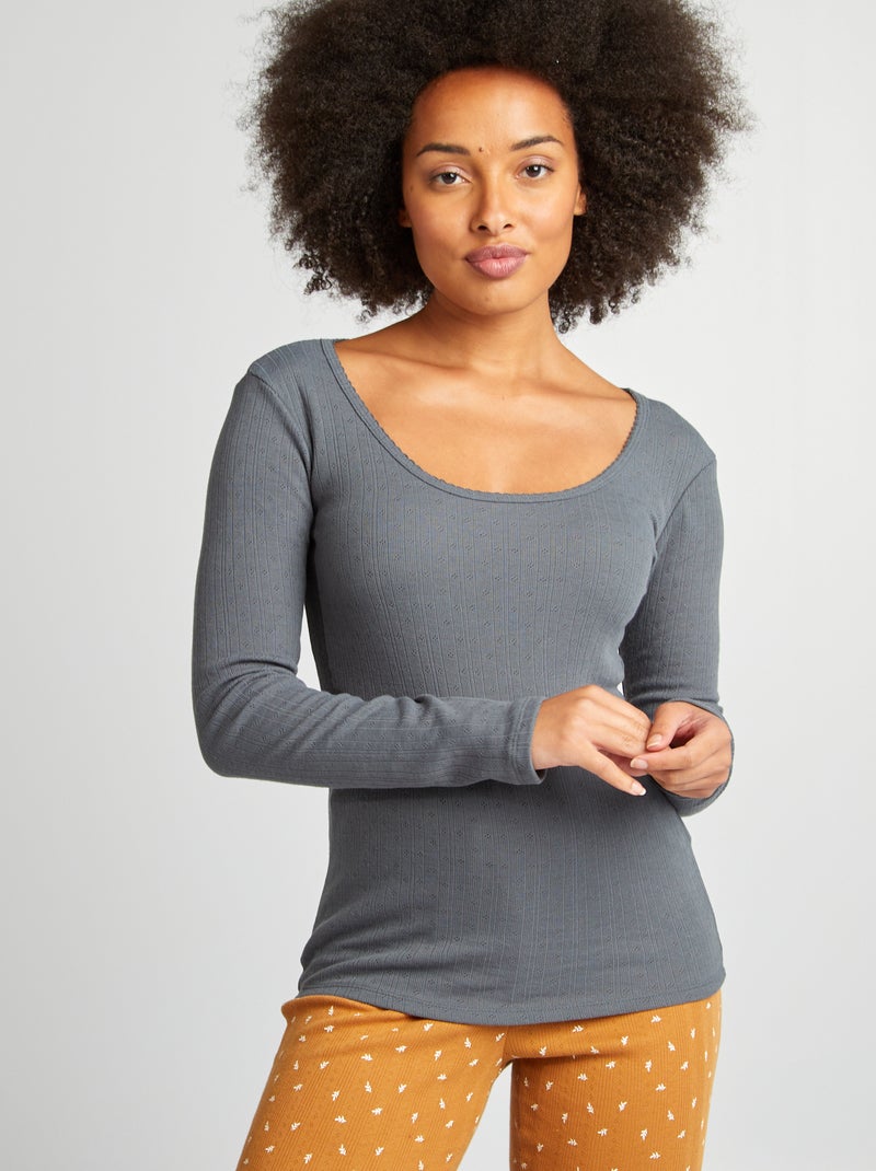 Camiseta termorreguladora GRIS - Kiabi