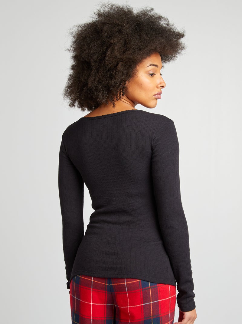 Camiseta termorreguladora negro - Kiabi