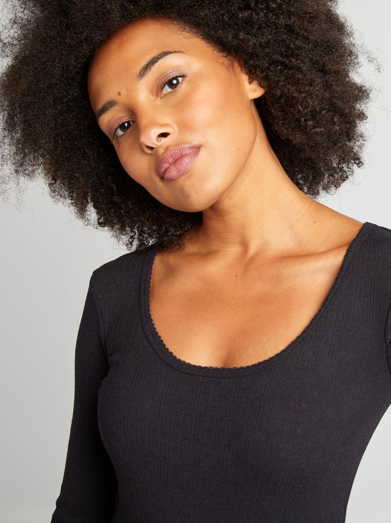 Camiseta termorreguladora negro - Kiabi