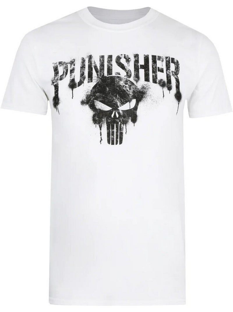 Camiseta texto para hombre - el castigador Blanco - Kiabi