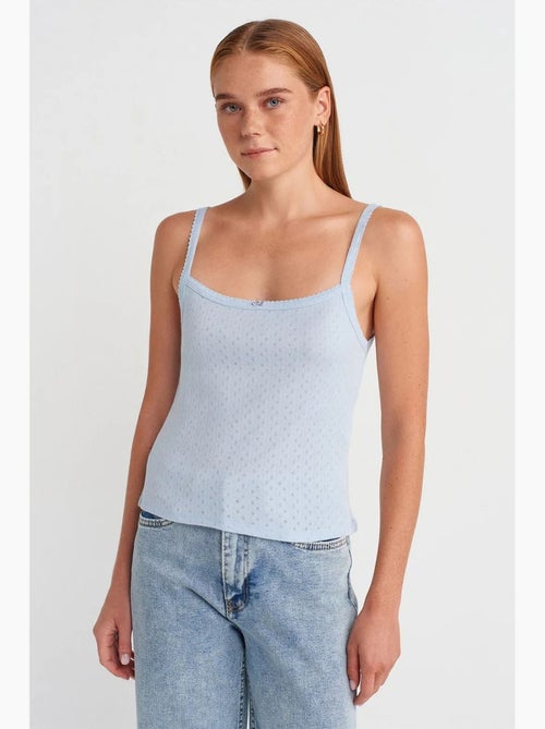 Camiseta texturizada de algodón modal dilvin - Kiabi Camiseta texturizada de algodón modal dilvin - Kiabi