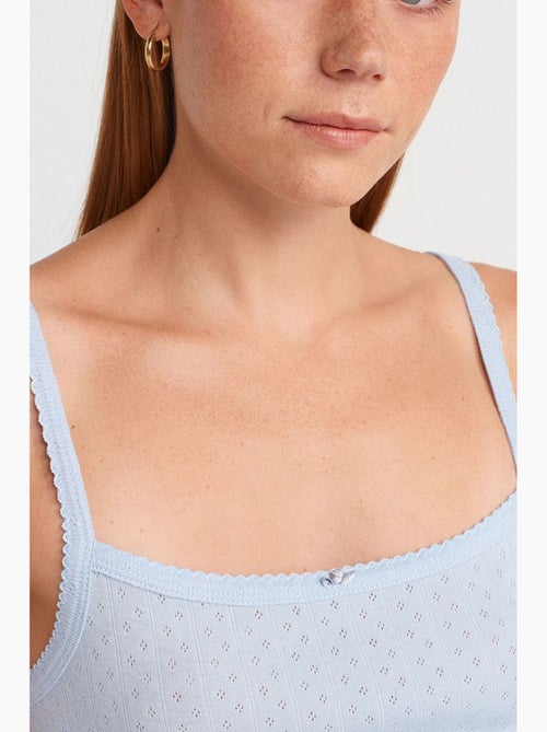 Camiseta texturizada de algodón modal dilvin - Kiabi Camiseta texturizada de algodón modal dilvin - Kiabi