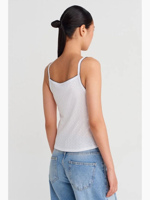 Camiseta texturizada de algodón modal dilvin - Kiabi Camiseta texturizada de algodón modal dilvin - Kiabi