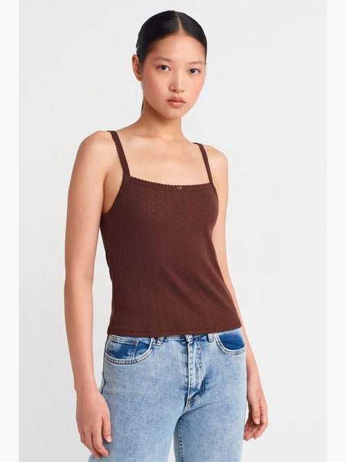 Camiseta texturizada de algodón modal dilvin - Kiabi Camiseta texturizada de algodón modal dilvin - Kiabi