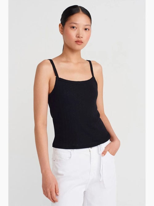 Camiseta texturizada de algodón modal dilvin - Kiabi Camiseta texturizada de algodón modal dilvin - Kiabi