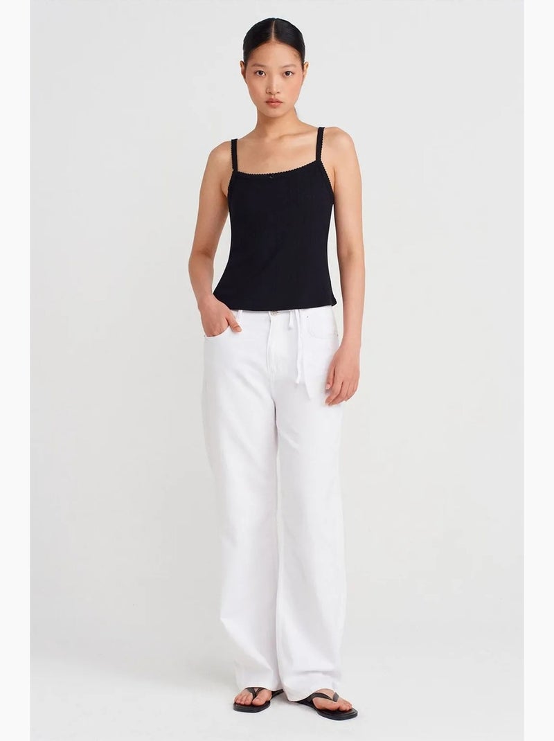 Camiseta texturizada de algodón modal dilvin Negro - Kiabi