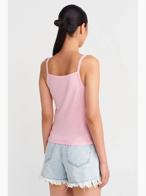 Camiseta texturizada de algodón modal dilvin - Kiabi Camiseta texturizada de algodón modal dilvin - Kiabi