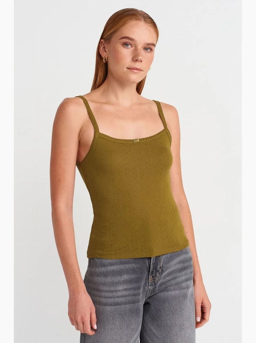 Camiseta texturizada de algodón modal dilvin - Kiabi Camiseta texturizada de algodón modal dilvin - Kiabi