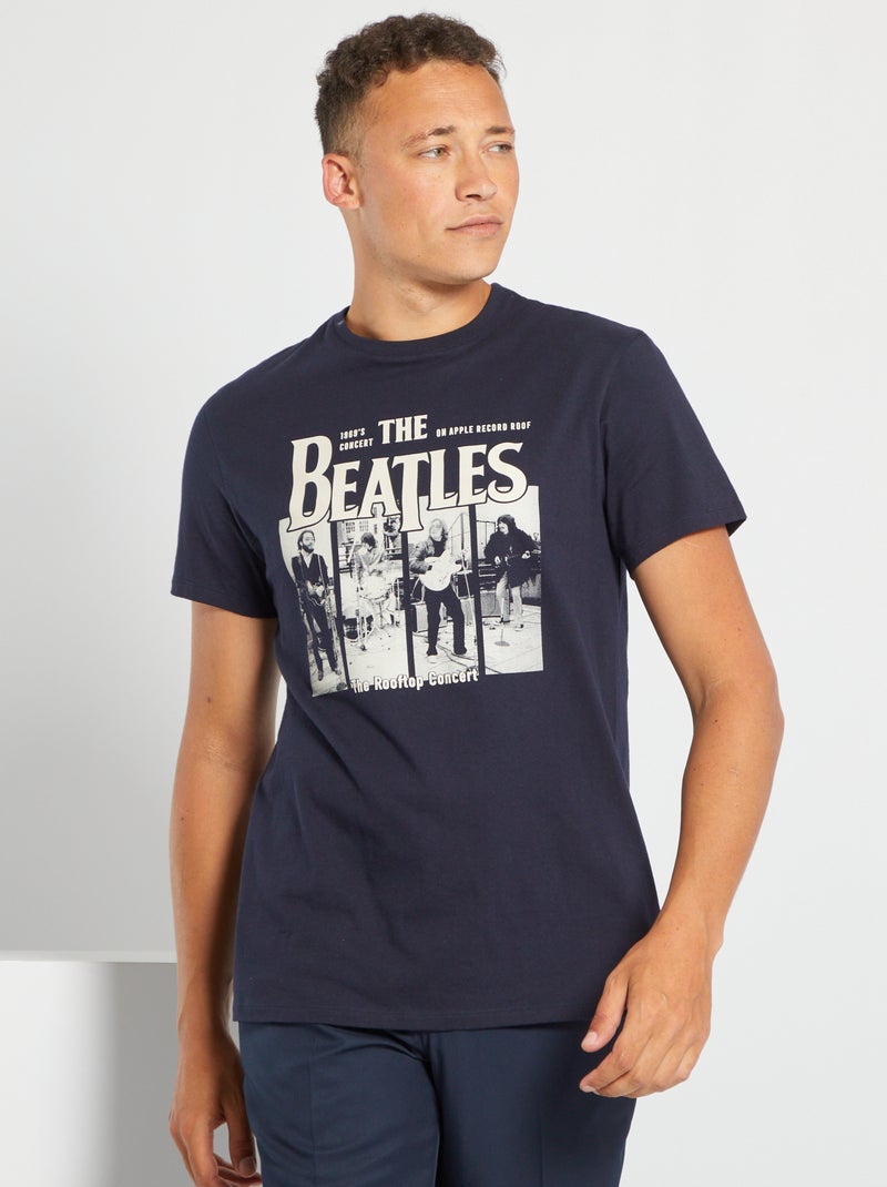 Camiseta 'The Beatles' de punto AZUL - Kiabi