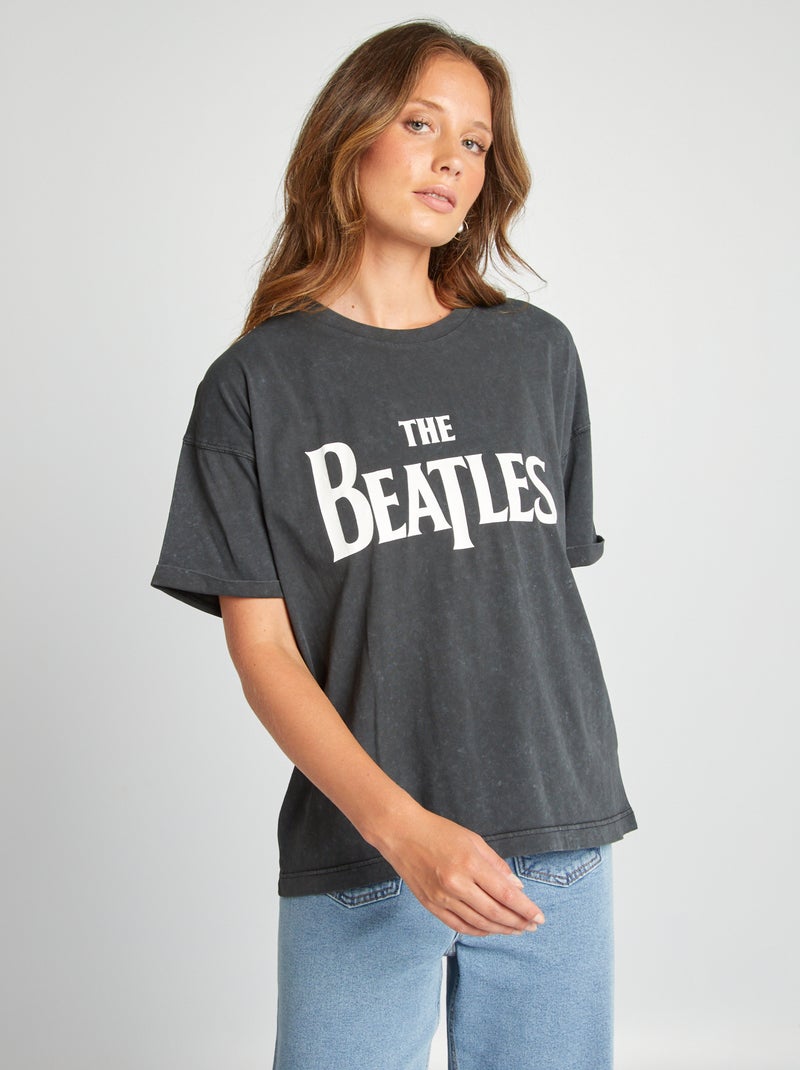 Camiseta 'The Beatles' GRIS - Kiabi