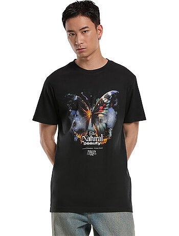 Camiseta the natural beauty diseño mariposa para hombre - mister tee