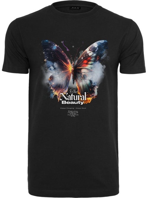 Camiseta the natural beauty diseño mariposa para hombre - mister tee - Kiabi