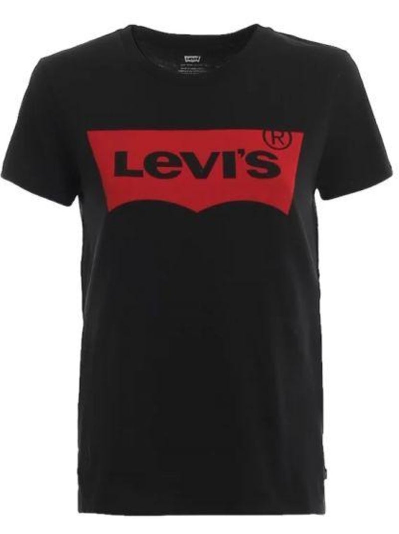 Camiseta the perfect diseño logotipo de batwing para hombre - levis Negro - Kiabi