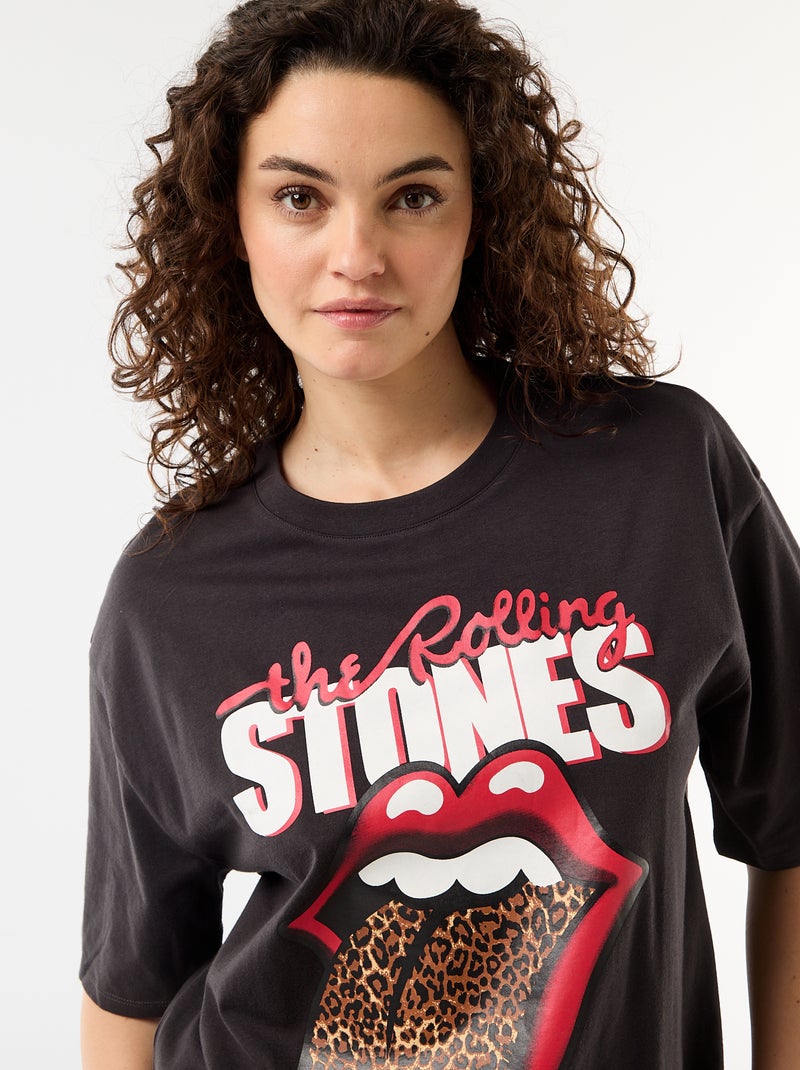 Camiseta 'The Rolling Stones' Negro - Kiabi