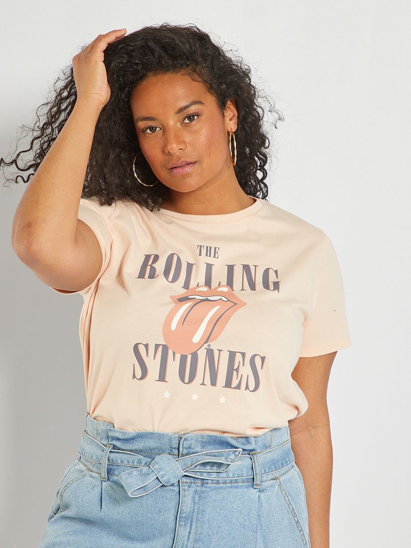 Camiseta 'The Rolling Stones' ROSA - Kiabi