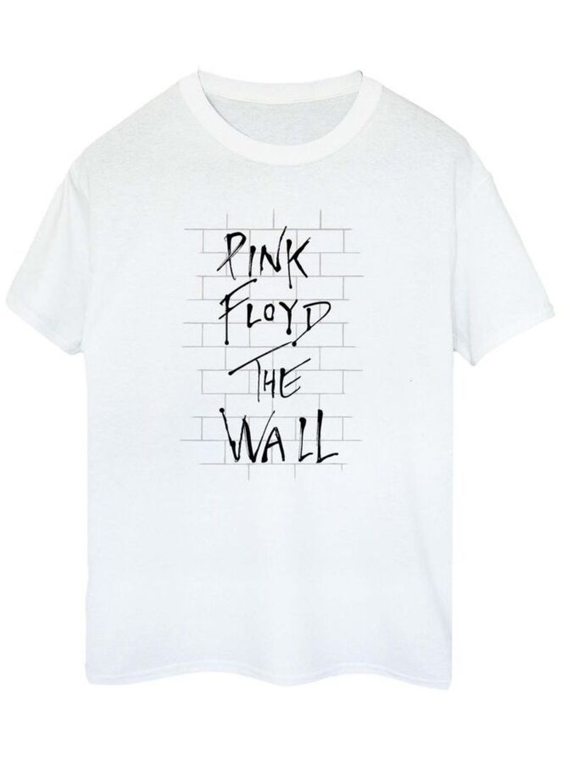 Camiseta the wall de algodón para hombre - pink floyd Blanco - Kiabi