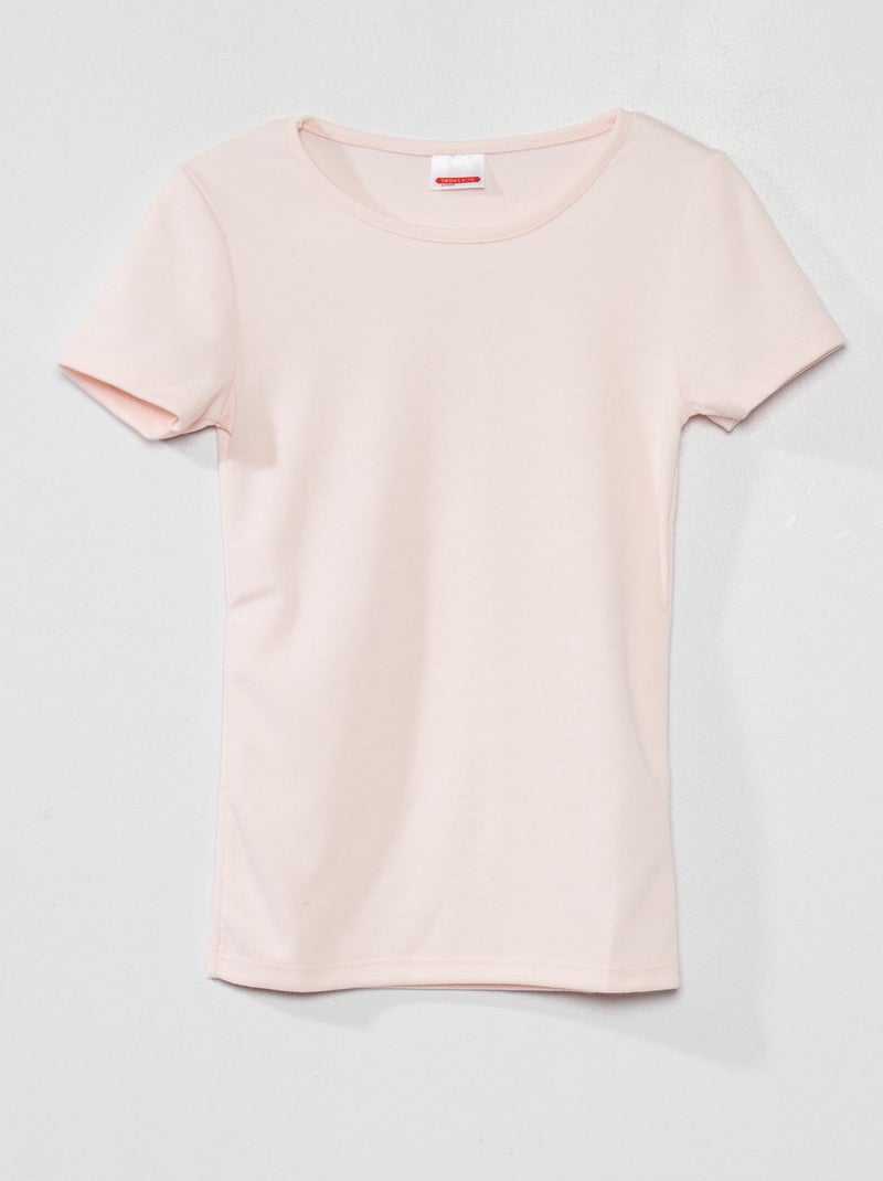 Camiseta Thermolactyl 'Damart' Grado 3 rosa - Kiabi