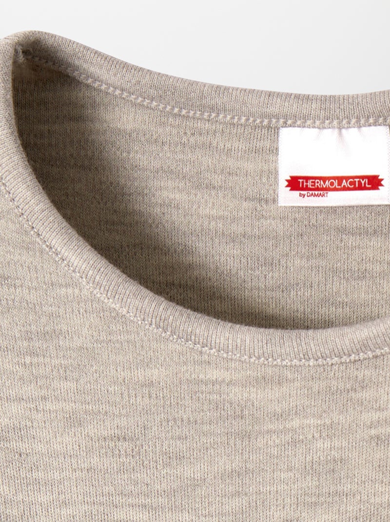Camiseta Thermolactyl 'Damart' GRIS - Kiabi