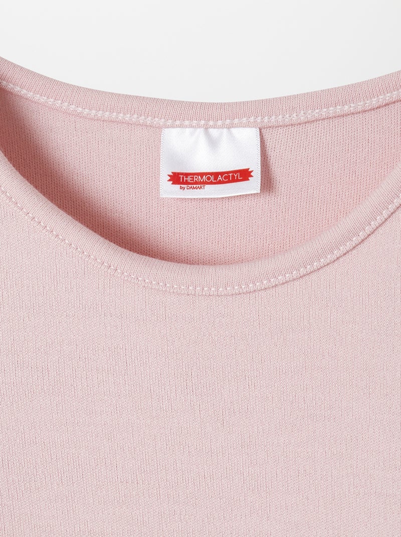 Camiseta Thermolactyl 'Damart' ROSA - Kiabi