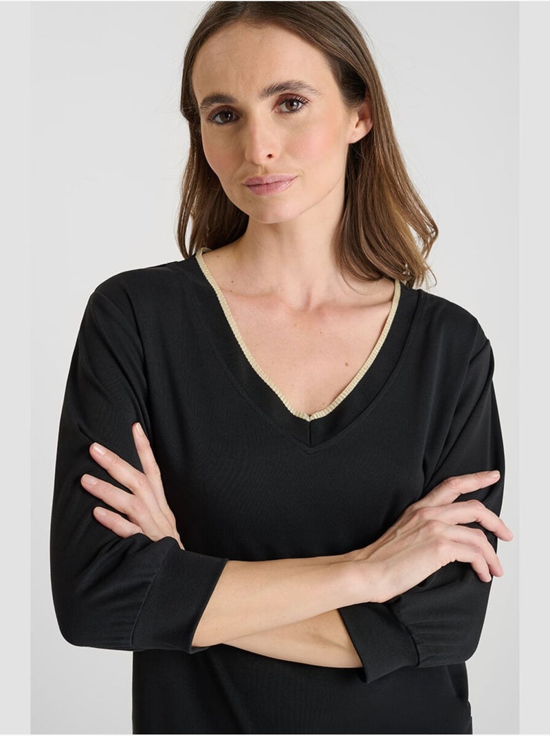 Camiseta TICKA Negro - Kiabi