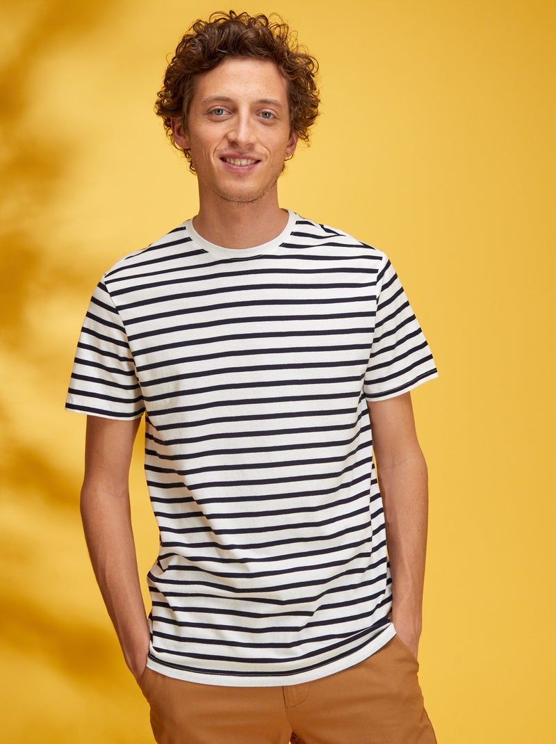 Camiseta tipo marinera AZUL - Kiabi