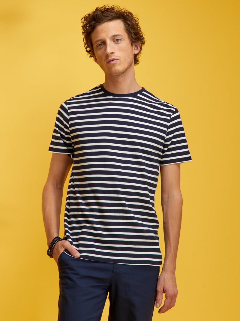Camiseta tipo marinera AZUL - Kiabi