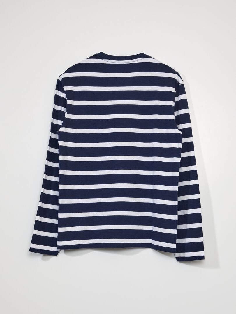 Camiseta tipo marinera NEGRO - Kiabi