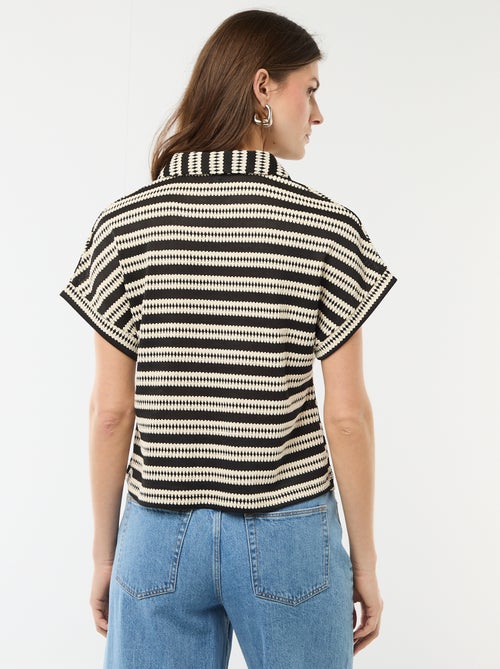 Camiseta tipo polo colorida - Kiabi