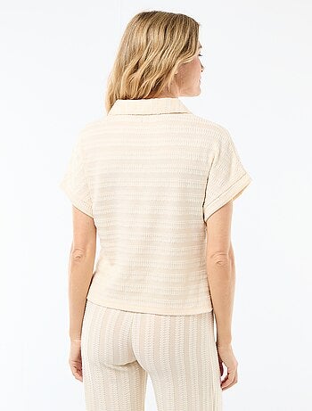 Camiseta tipo polo colorida