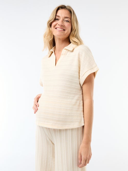 Camiseta tipo polo colorida - Kiabi