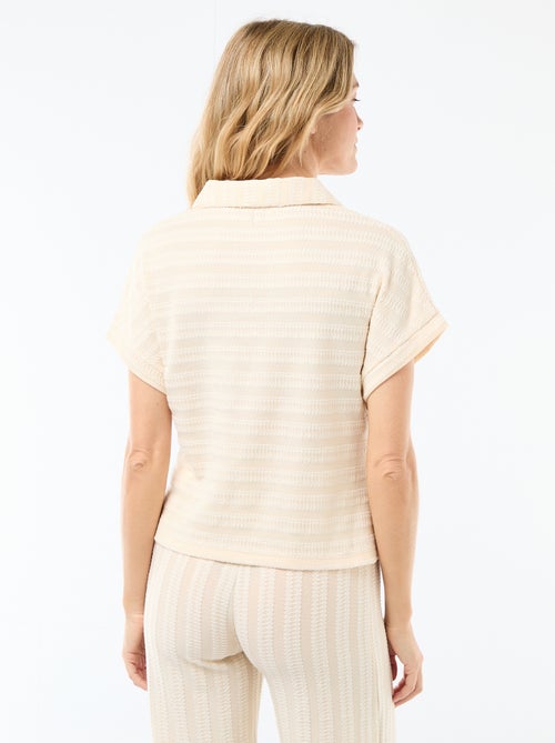 Camiseta tipo polo colorida - Kiabi