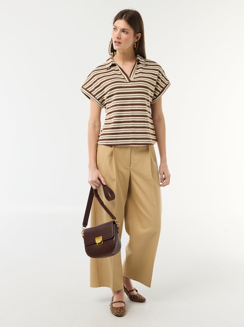 Camiseta tipo polo colorida - Kiabi