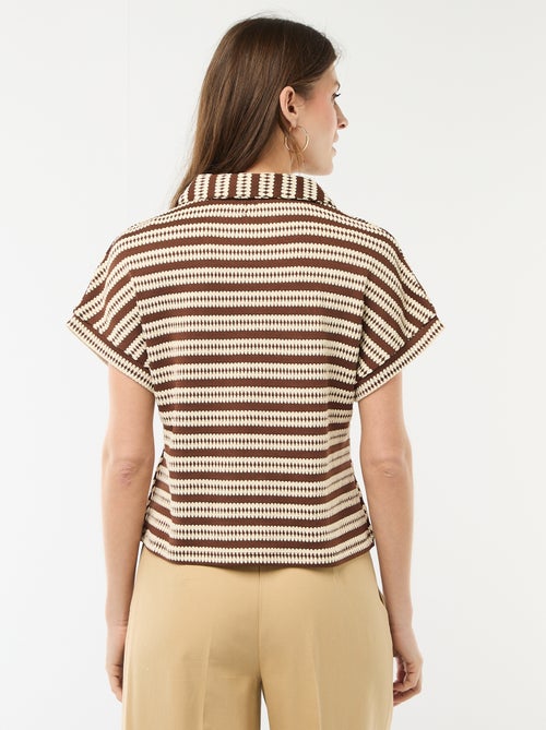 Camiseta tipo polo colorida - Kiabi