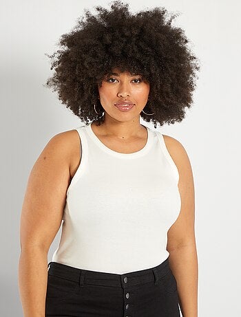 Moda curvy: ropa de tallas grandes para mujer - blanco - Kiabi