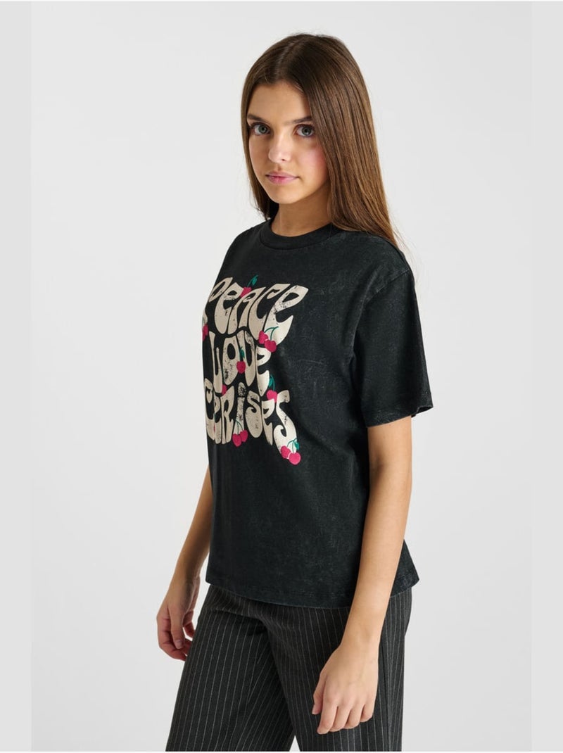 Camiseta TOBELAG Negro - Kiabi