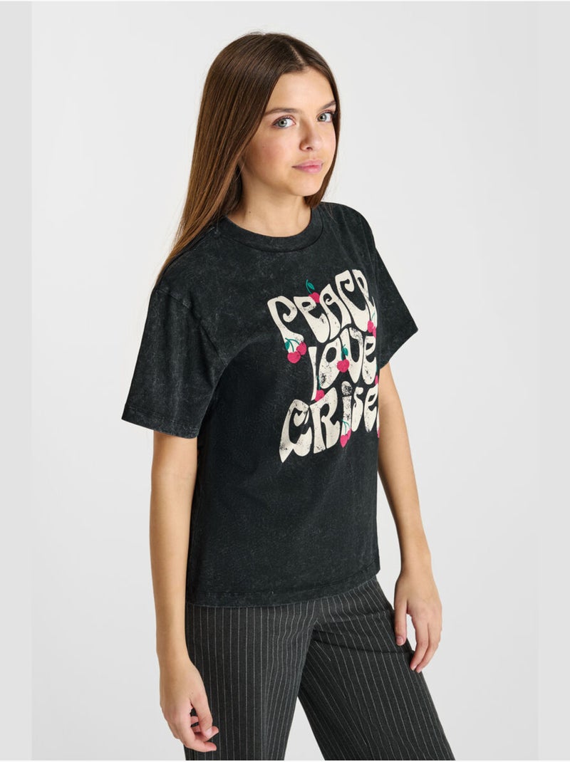 Camiseta TOBELAG Negro - Kiabi
