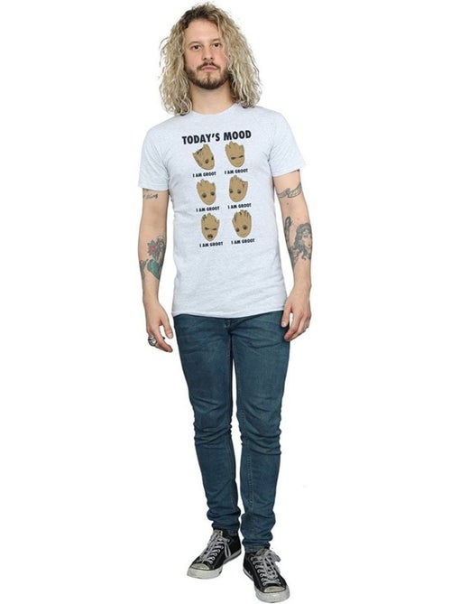 Camiseta today´s mood de baby groot para hombre - guardians of the galaxy - Kiabi