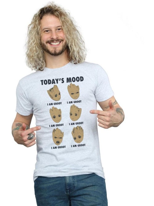 Camiseta today´s mood de baby groot para hombre - guardians of the galaxy - Kiabi