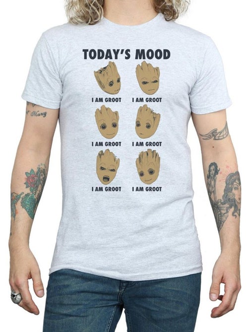 Camiseta today´s mood de baby groot para hombre - guardians of the galaxy - Kiabi