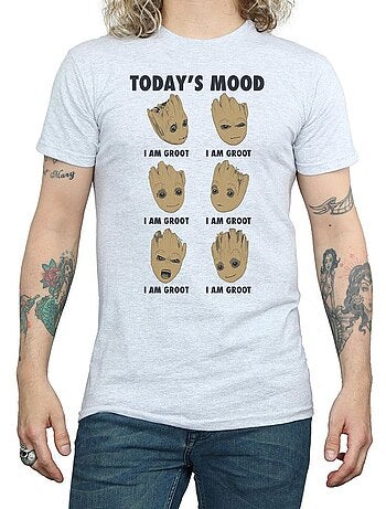 Camiseta today´s mood de bebé groot para hombre - guardians of the galaxy